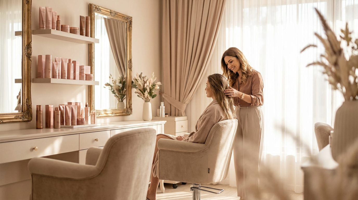 Salon Nina – salon de înfrumusețare în Craiova, interior elegant